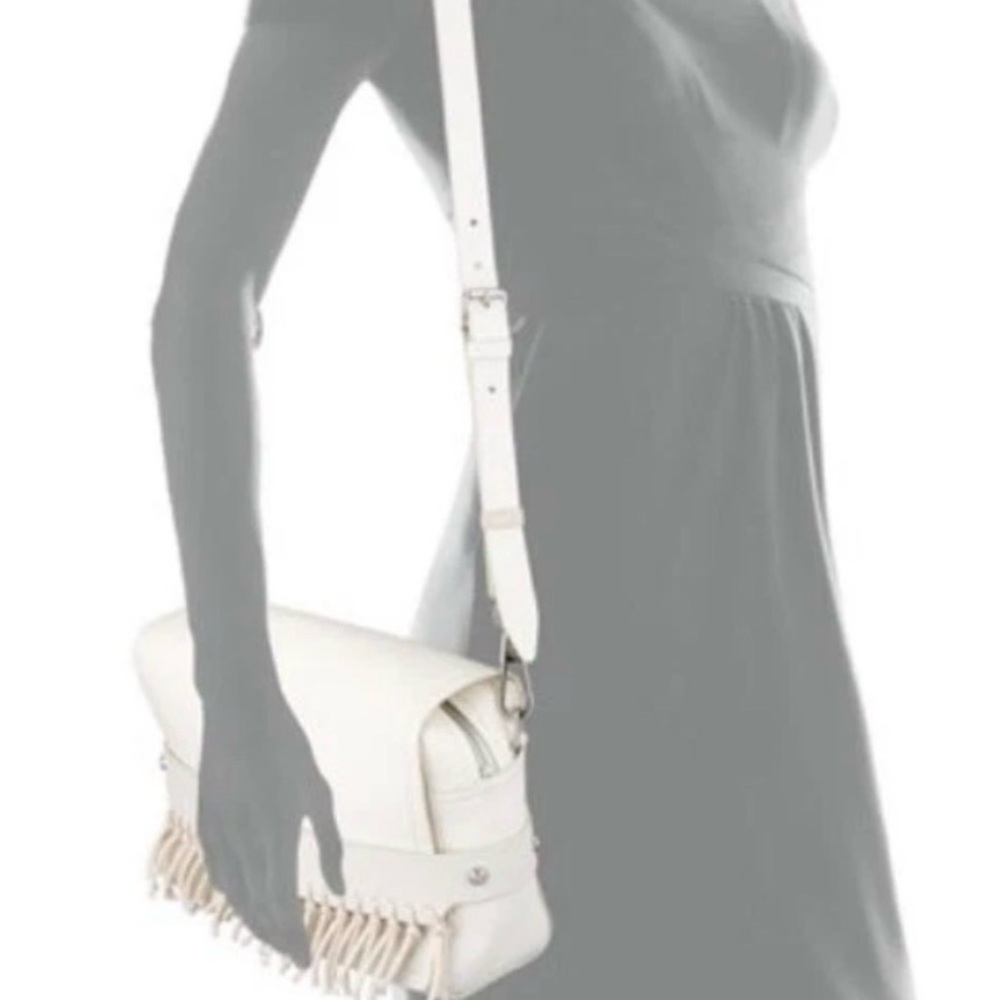 3.1 Phillip Lim Bianca Small Fringe Crossbody – Off White Leather - Picture 5 of 16